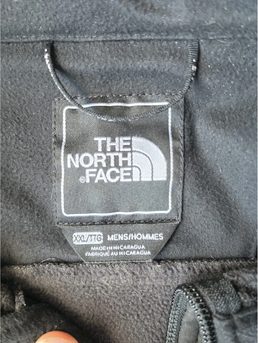 The North Face Men's XXL Apex Bionic Softshell Jacket Black Fleece Full Zip